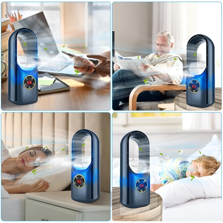 Ventilador Portátil Silencioso de Enfriamiento de Aire Libre para Hogar y Oficina