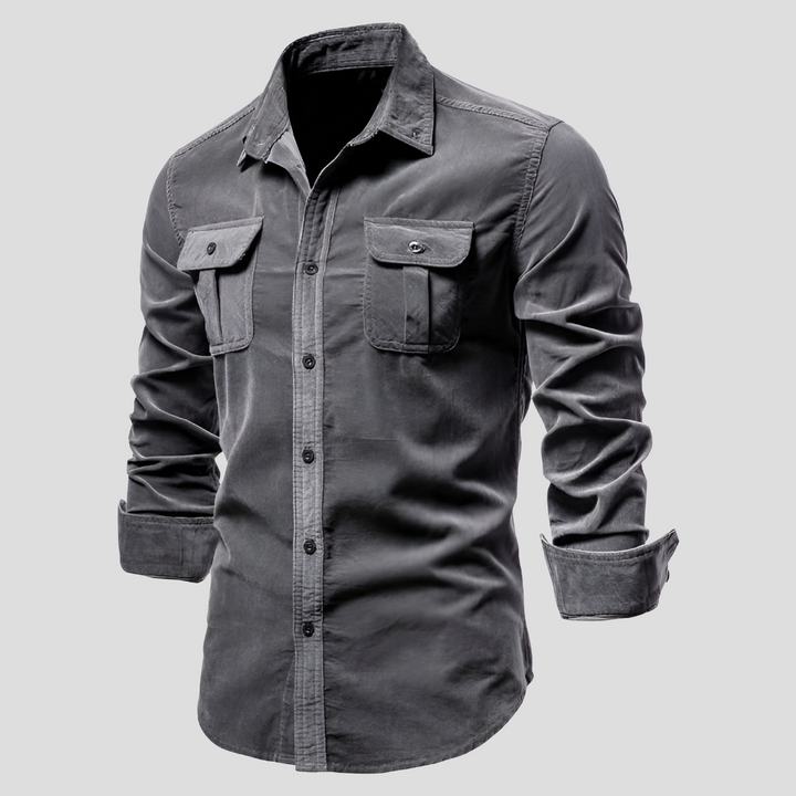 Camisa de pana para hombre: textura atemporal, comodidad para el día a día