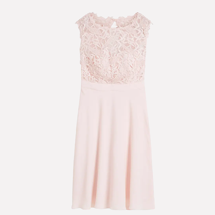 Vestido Mini para Mujeres con Encaje