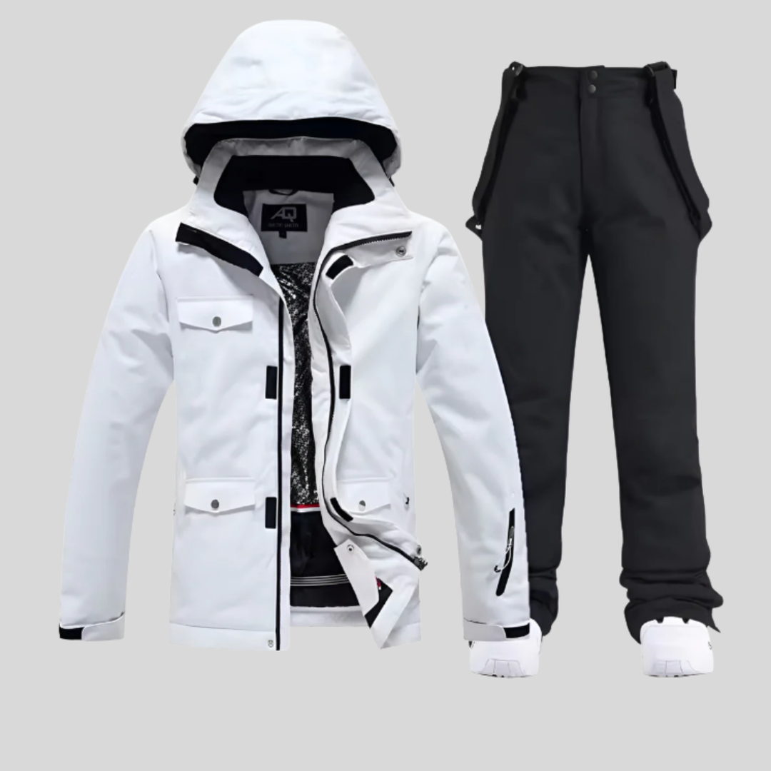Conjunto de Chaqueta y Pantalones de Esquí para Mujeres - Outfit Funcional de Invierno