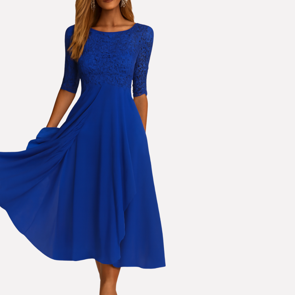 Vestido Maxi para Mujeres con Encaje