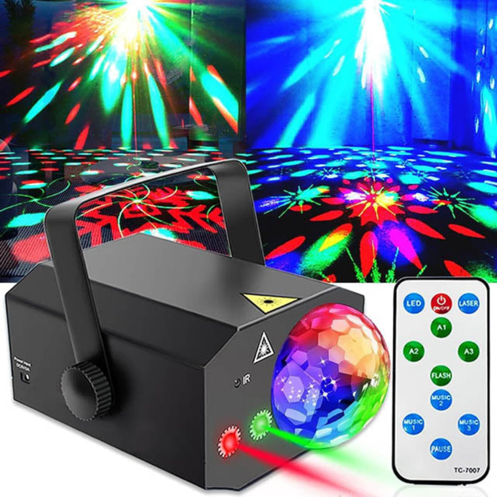 Luz Disco Láser 2 en 1