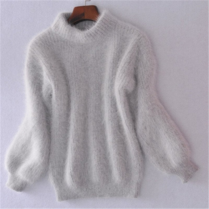 Suéter de Cuello Alto de Mohair