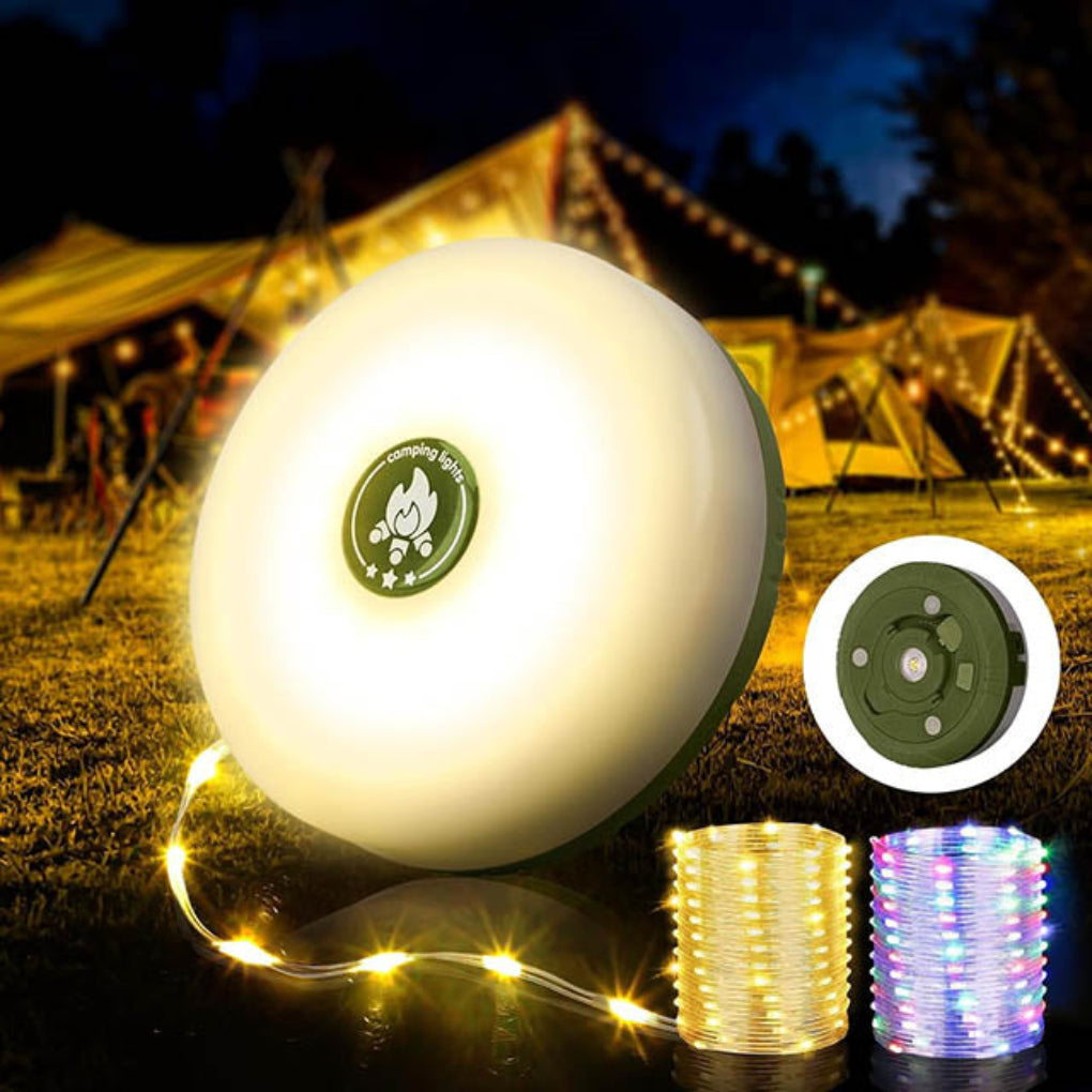Luz Portable para Camping 4 en 1 – Iluminación Versátil en Cualquier Lugar