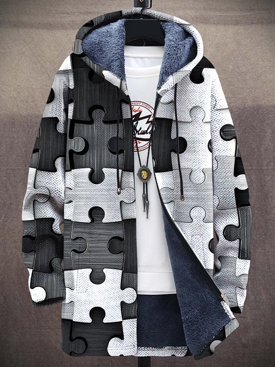 Milan – Chaleco retro con bloques de color para hombre