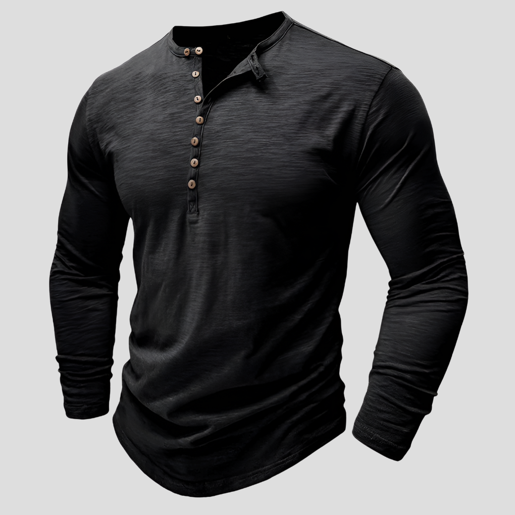Camisa de Algodón Hombre Suelta – Estilo Casual Diario