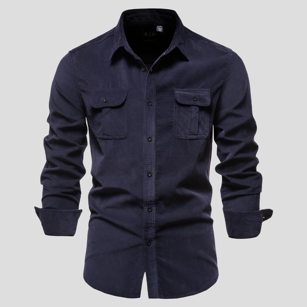 Camisa de pana para hombre: textura atemporal, comodidad para el día a día