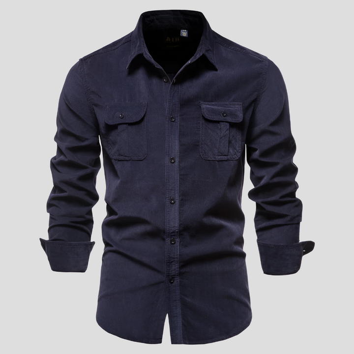 Camisa de pana para hombre: textura atemporal, comodidad para el día a día