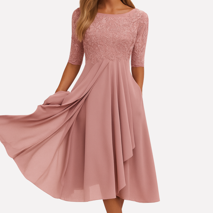 Vestido Maxi para Mujeres con Encaje