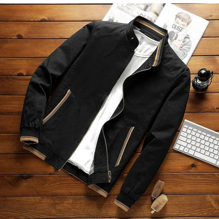 Chaqueta Bomber de Algodón Estilosa para Hombres