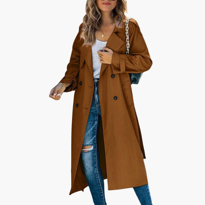 Abrigo Trench de Mujer con Botones Precio de Oferta