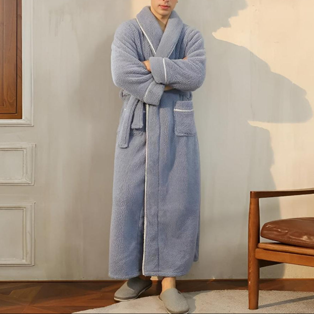 Bata de Baño Luxe Fleece Calidez Comodidad