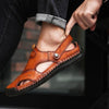Sandalias de cuero transpirables para hombres