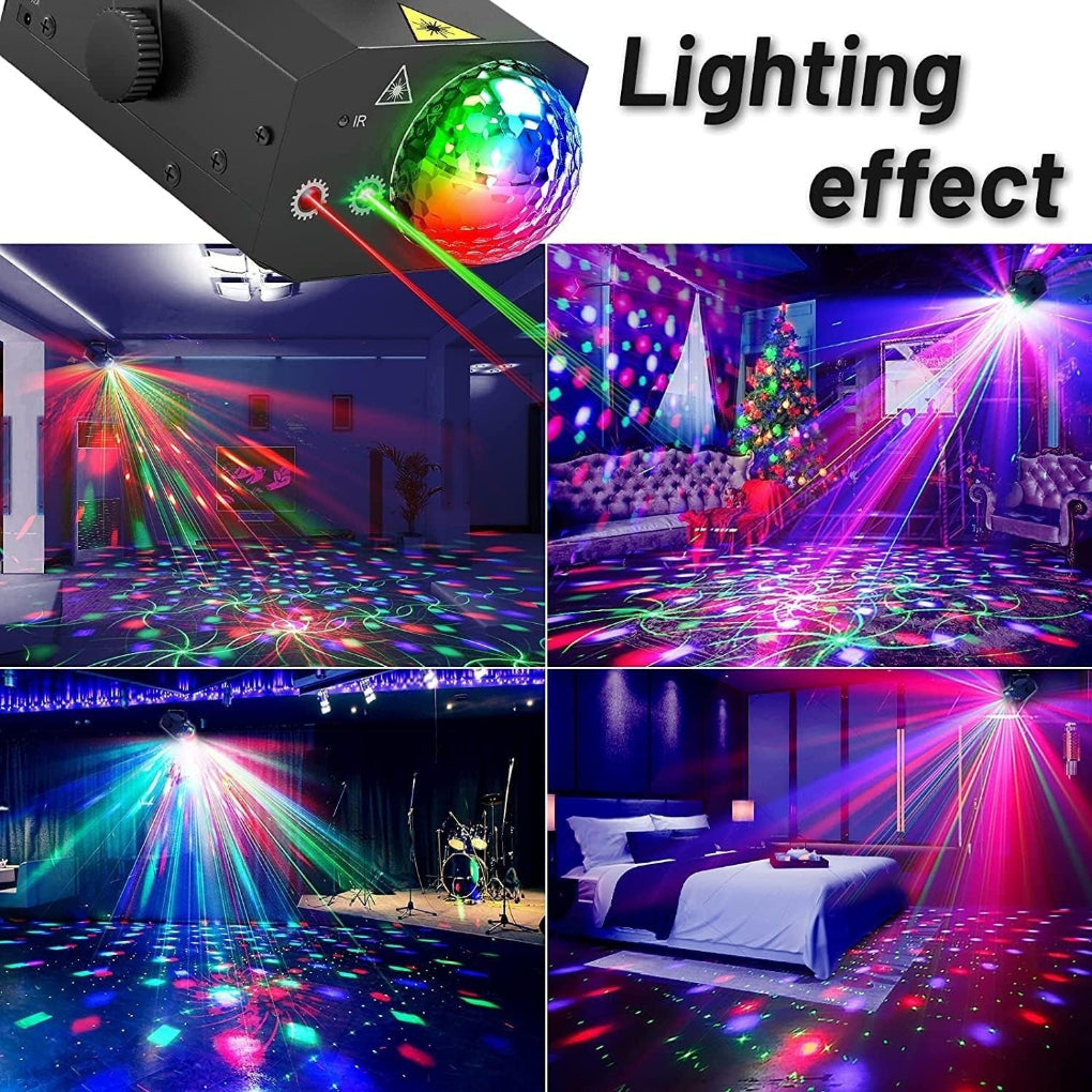 Luz Disco Láser 2 en 1