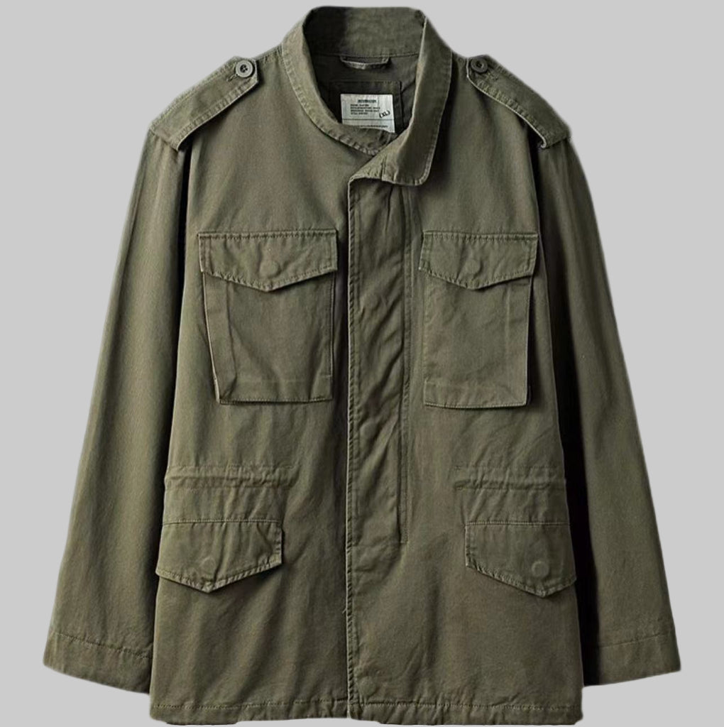 Chaqueta de Campo Militar Vintage para Hombres