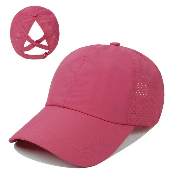 Gorro de béisbol de malla deportiva unisex transpirable con ajuste ajustable
