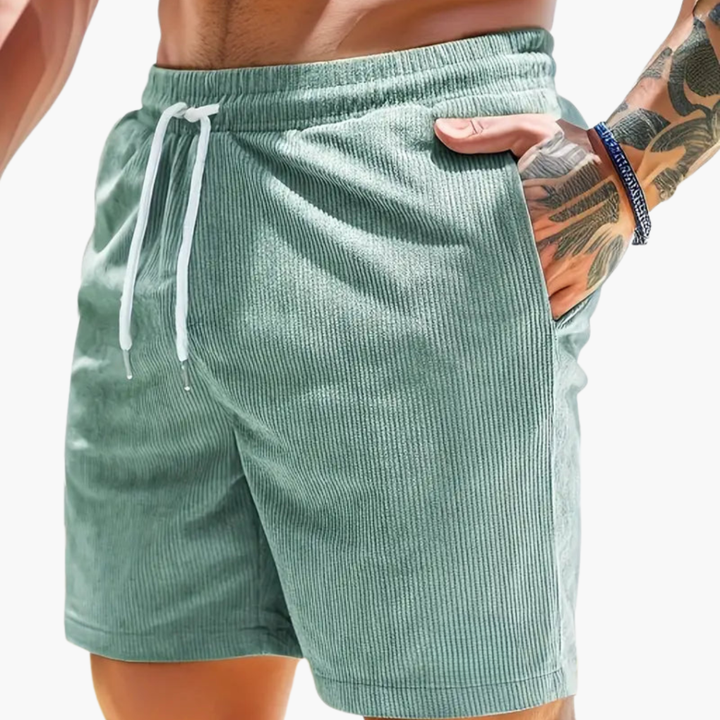 Pantalones Cortos de Cordones para Hombres – Estilo Casual de Verano