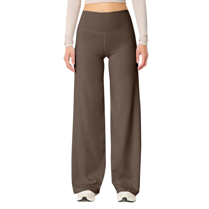 Pantalones de yoga elásticos de cintura alta para mujer: corte favorecedor y comodidad durante todo el día