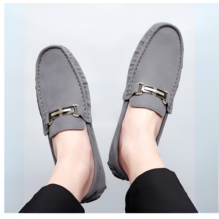 Mocasines de Suede Sin Cordones para Hombres