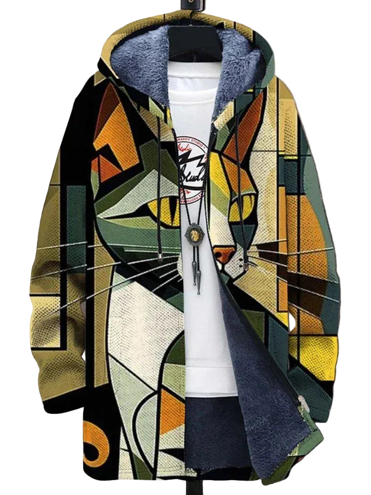 Chaleco Color Bloque Retro para Hombres