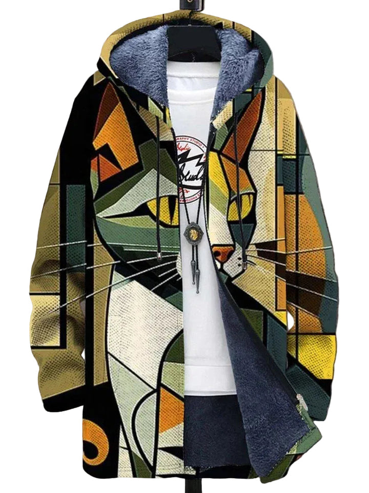 Chaleco Color Bloque Retro para Hombres