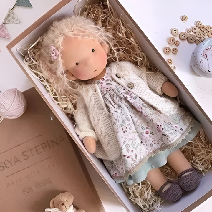 Muñeca Abrazable Waldorf Hecha a Mano
