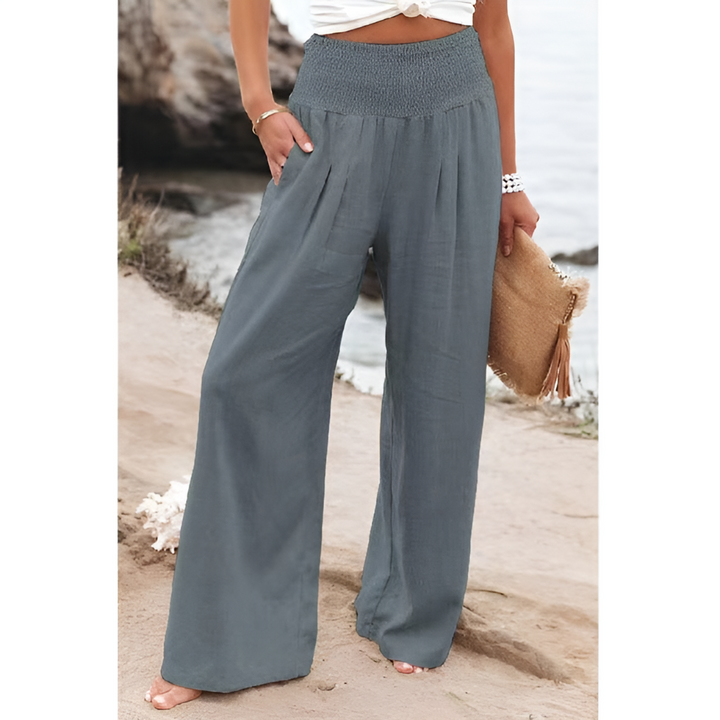 Pantalones de lino cómodos para mujeres