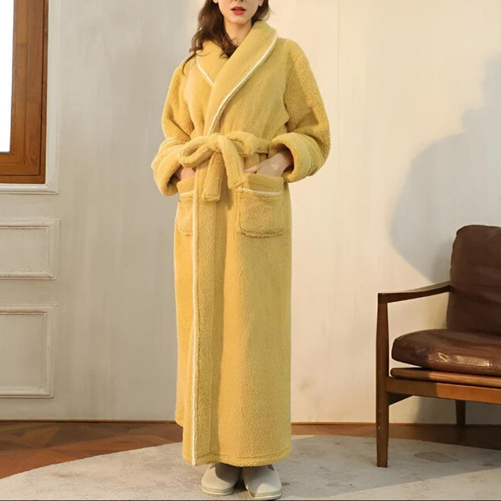 Bata de Baño Luxe Fleece Calidez Comodidad