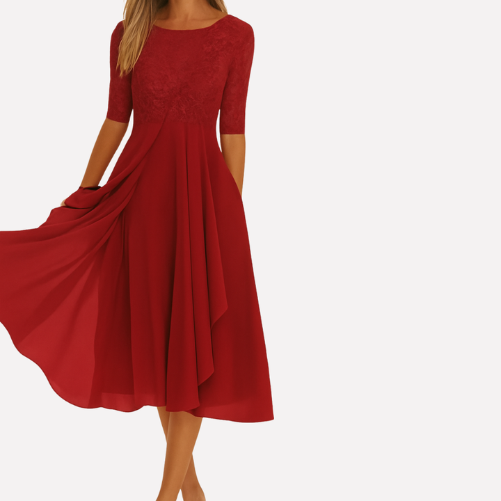 Vestido Maxi para Mujeres con Encaje