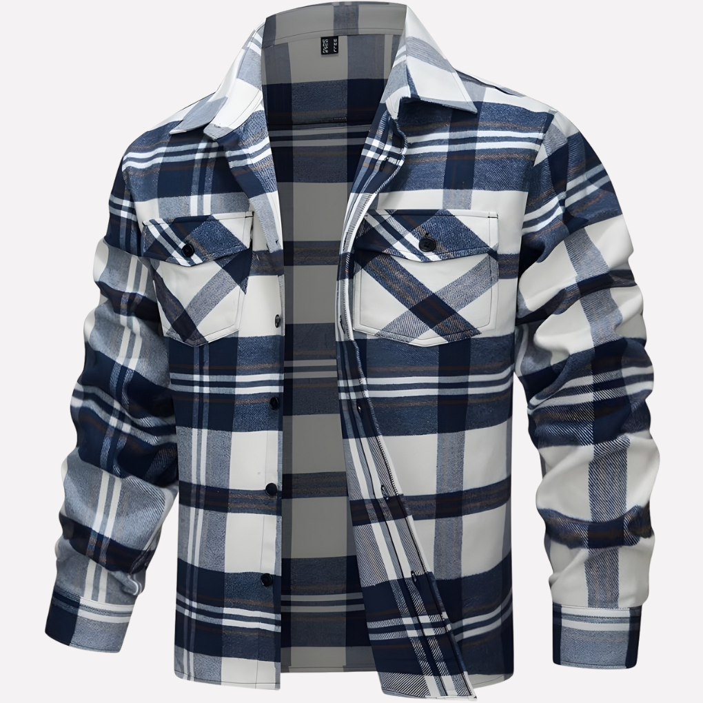 Camisa de Flanela a Cuadros para Hombres
