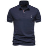 Polo clásico para hombre con bordado: estilo atemporal con detalles refinados