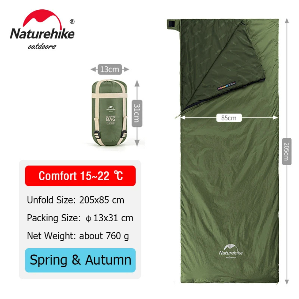 Saco de dormir imprescindible para acampadas y senderismo