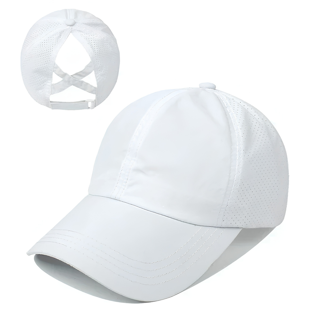 Gorro de béisbol de malla deportiva unisex transpirable con ajuste ajustable