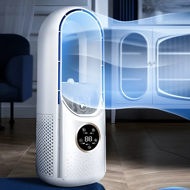 Ventilador Portátil Silencioso de Enfriamiento Sin Aspas para Hogar y Oficina