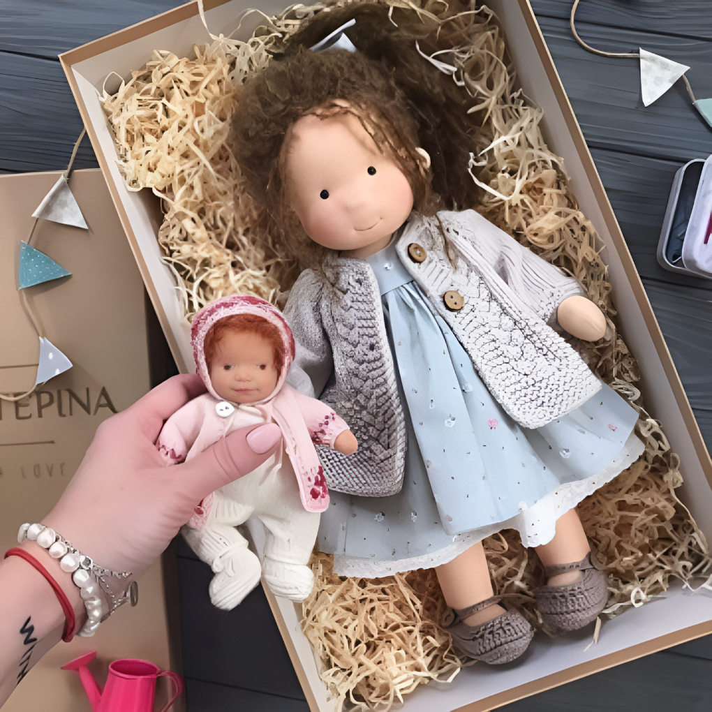 Muñeca Abrazable Waldorf Hecha a Mano