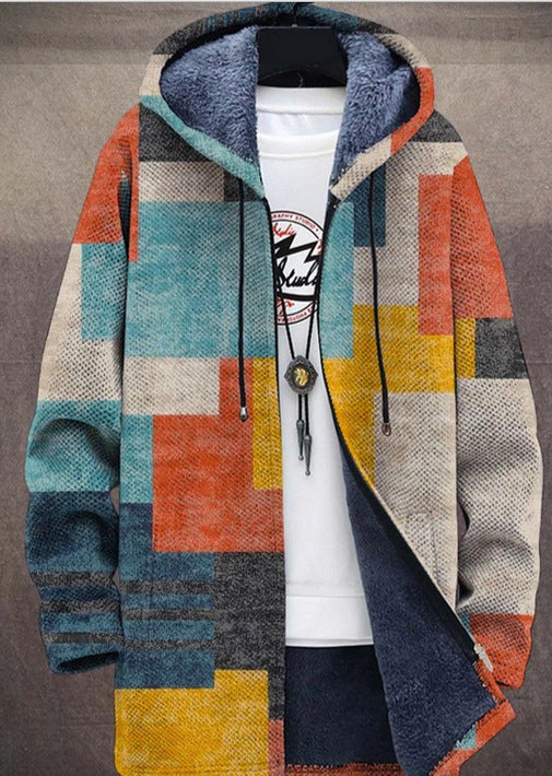 Milan – Chaleco retro con bloques de color para hombre