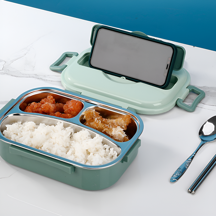 Caja de almuerzo térmica de acero inoxidable