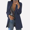Blazer con Bolsillo Delante para Mujeres – Capa Estructurada Diaria