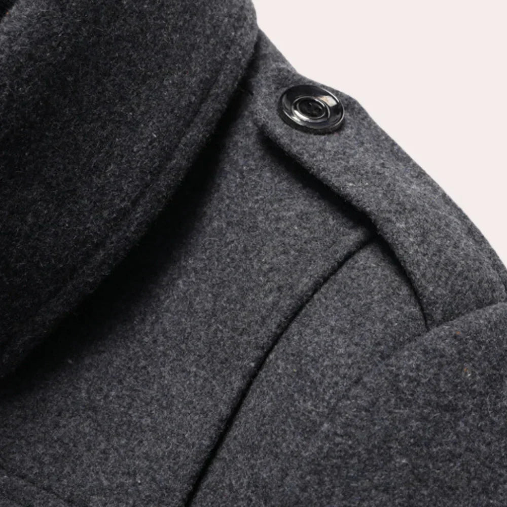 Abrigo de invierno de dos piezas para hombre: calidez y estilo combinados