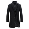 Abrigo Largo de Invierno para Hombre con Solapa