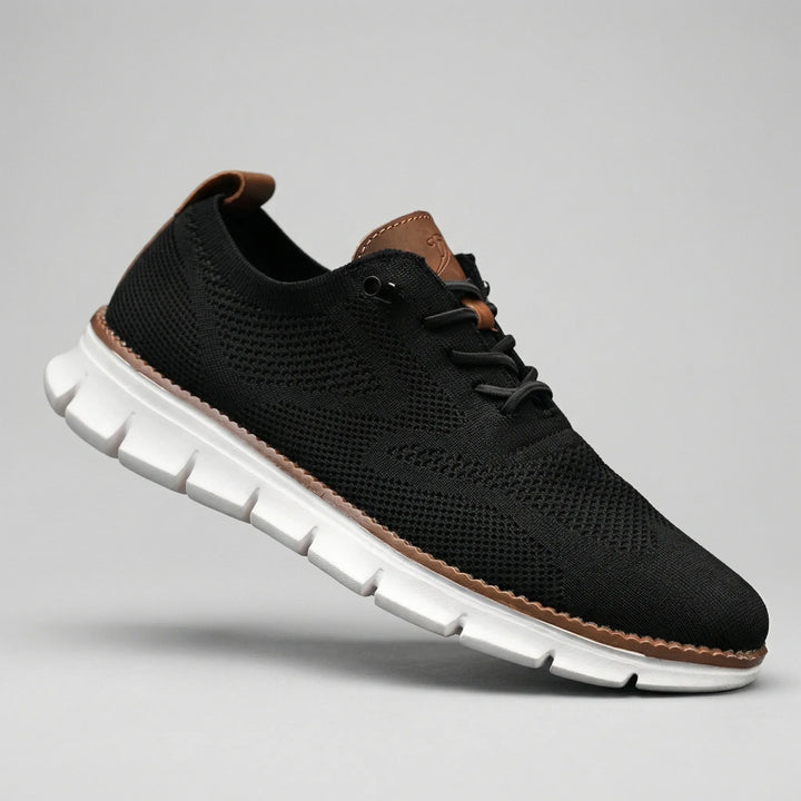 Airflex - Zapatillas deportivas transpirables con cordones y malla tejida