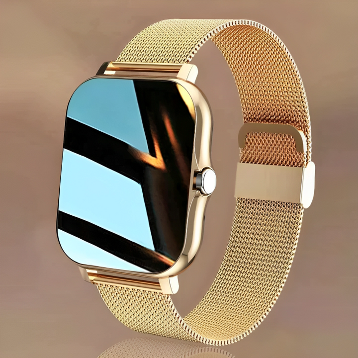Reloj Inteligente Fitness, Llamadas Bluetooth y Monitoreo de Salud