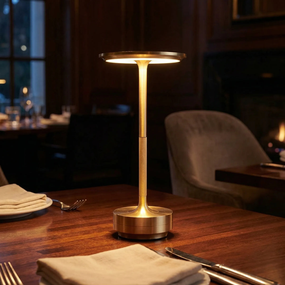 Lámpara de mesa LED recargable e inalámbrica Ambivex