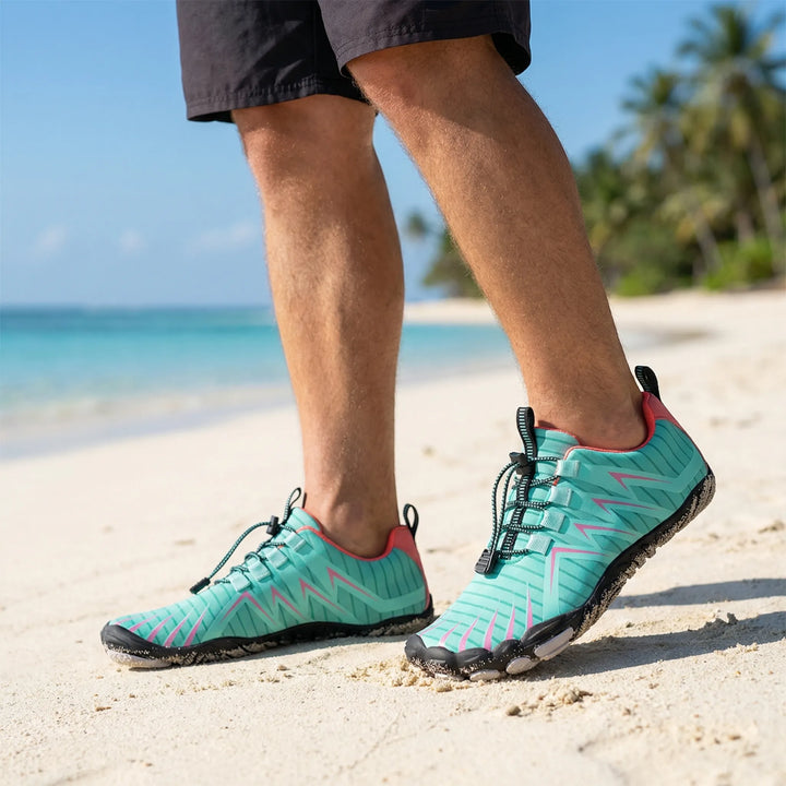 Aquaflex - Zapato acuático sin cordones de cinco dedos