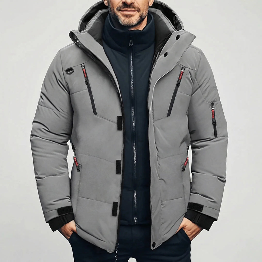 Arctovex - Chaqueta de invierno con capucha y aislamiento térmico para hombre
