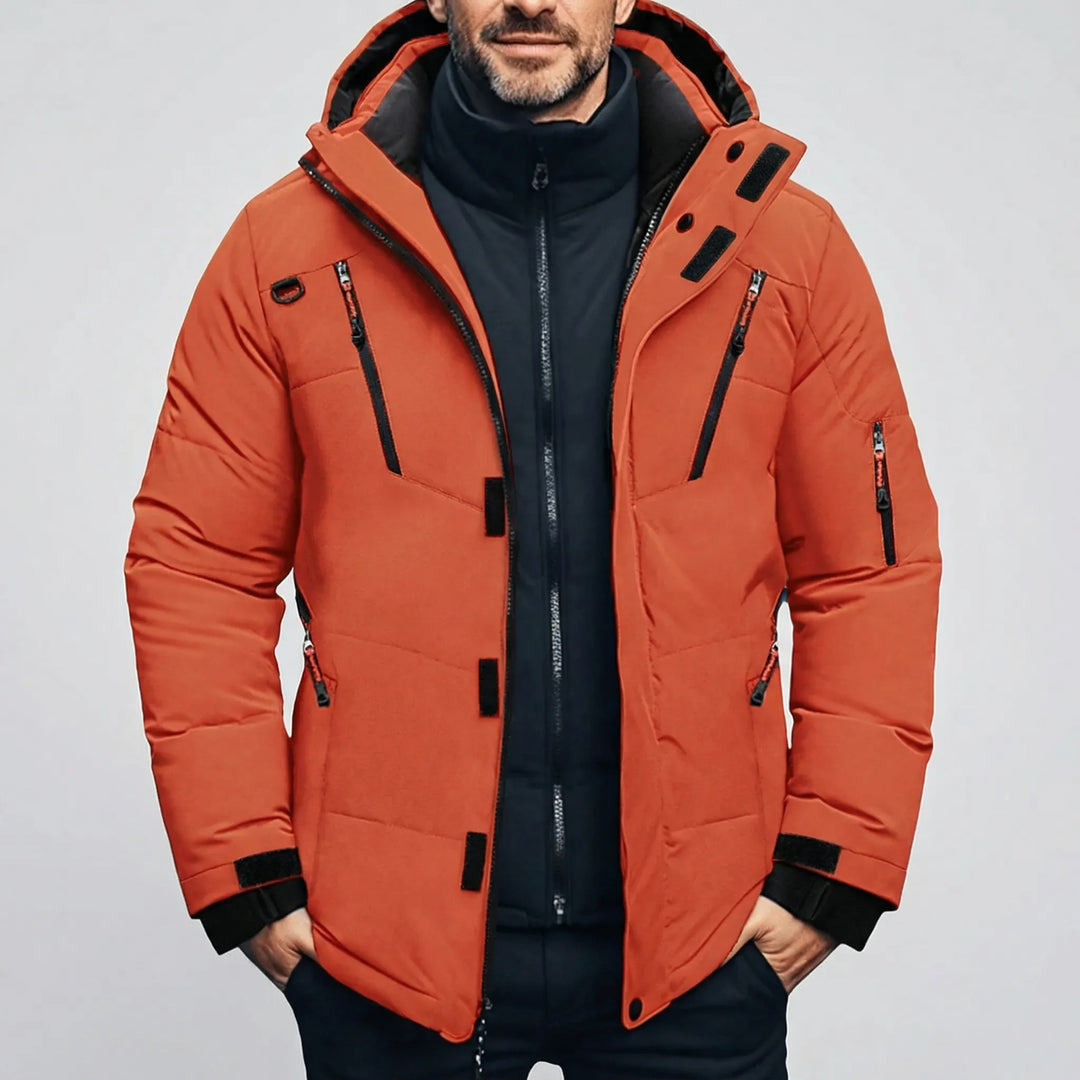 Arctovex - Chaqueta de invierno con capucha y aislamiento térmico para hombre