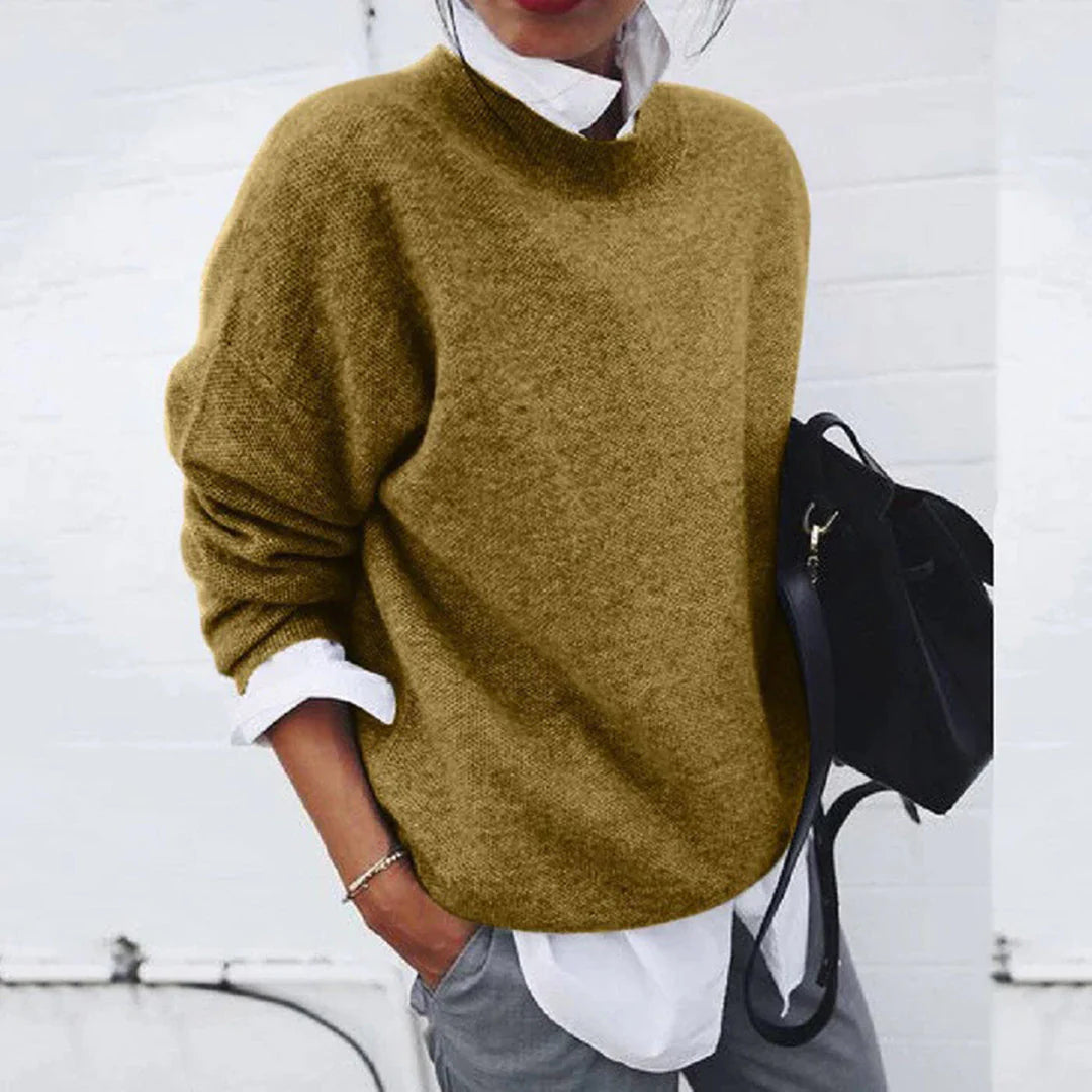 Jersey de mezcla similar a la lana para hombre