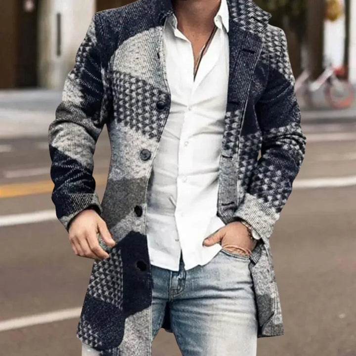 Abrigo de invierno elegante para hombre