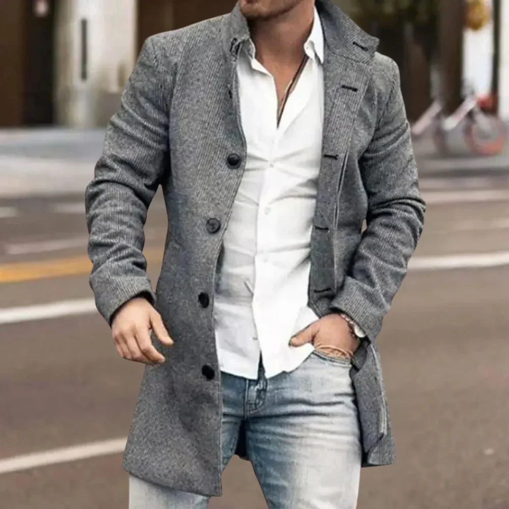 Abrigo de invierno elegante para hombre
