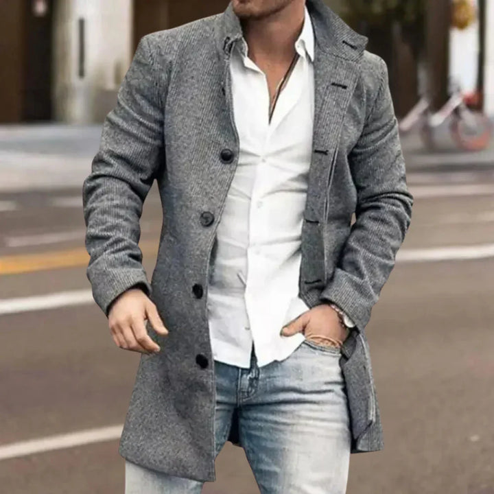 Abrigo de invierno elegante para hombre